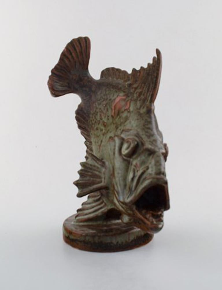 Hugo Liisberg for Saxbo. Unique fish in stoneware.
Perfect condition.
Measures: 25 cm x 20 cm.
Marked.