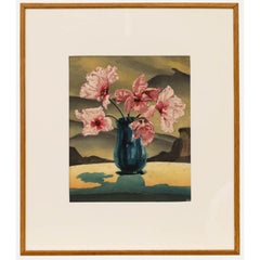 Hugo Noske (1886-1960) - Early 20th Century Woodcut, Fringed Tulips