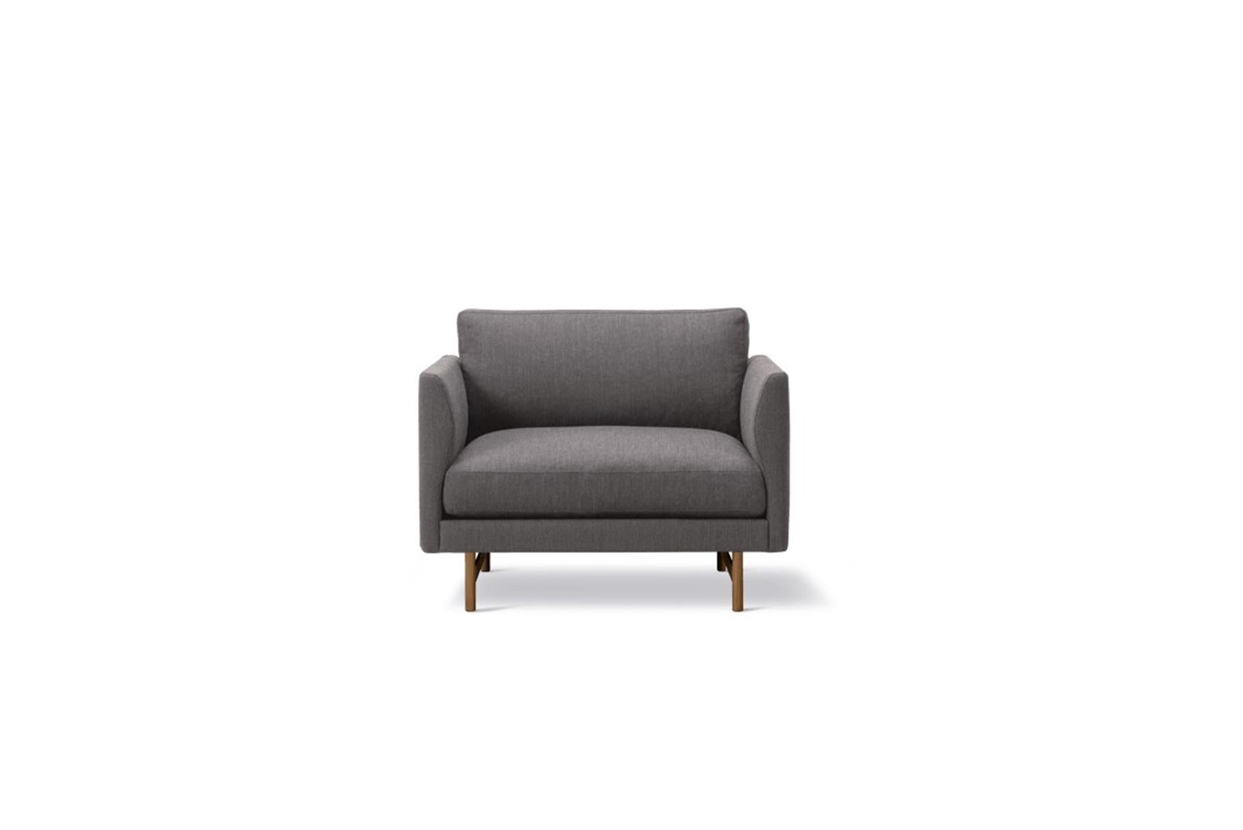 Mid-Century Modern Hugo Passos Calmo Lounge Chair 95, Metal Base For Sale
