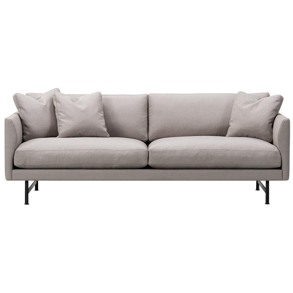 Hugo Passos Calmo Divano 80, 3 posti, Chaise, Base in metallo