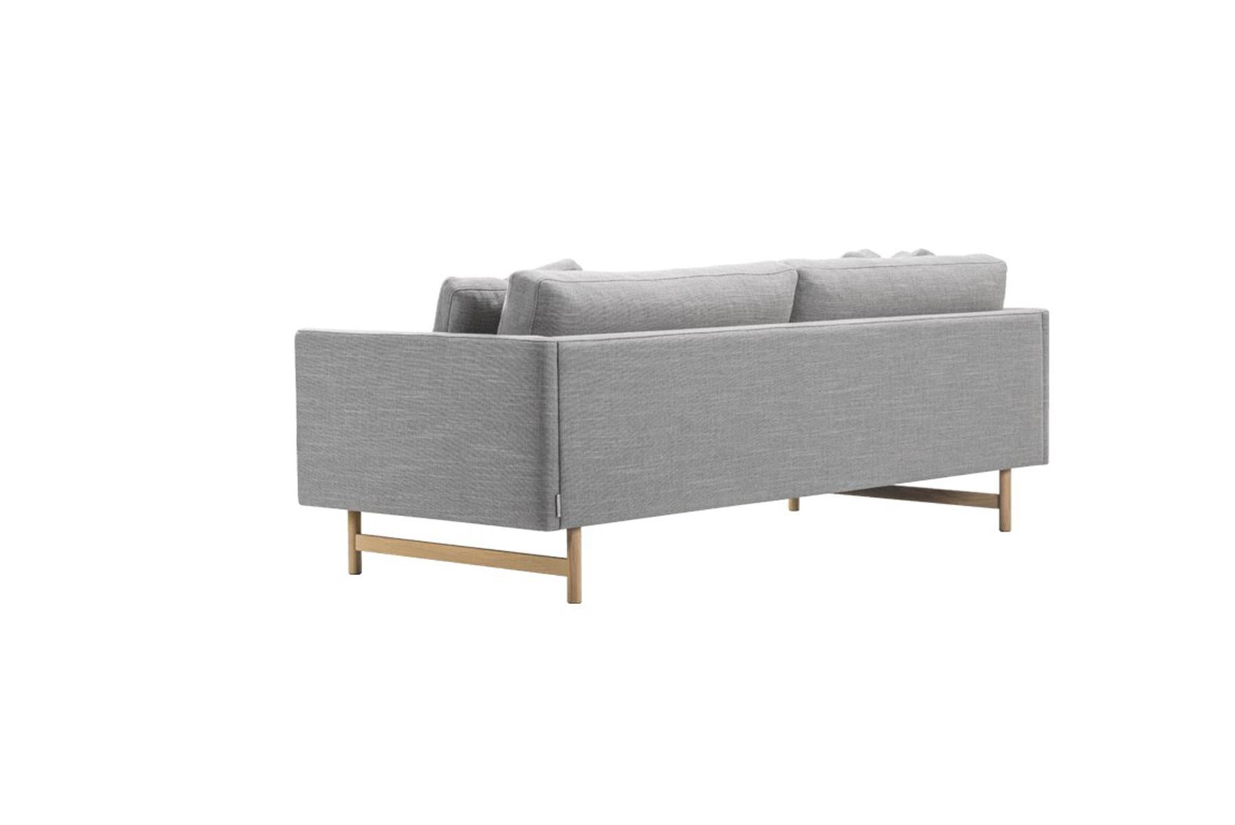 American Hugo Passos Calmo Sofa 95, 2-Seater, Wood Base For Sale