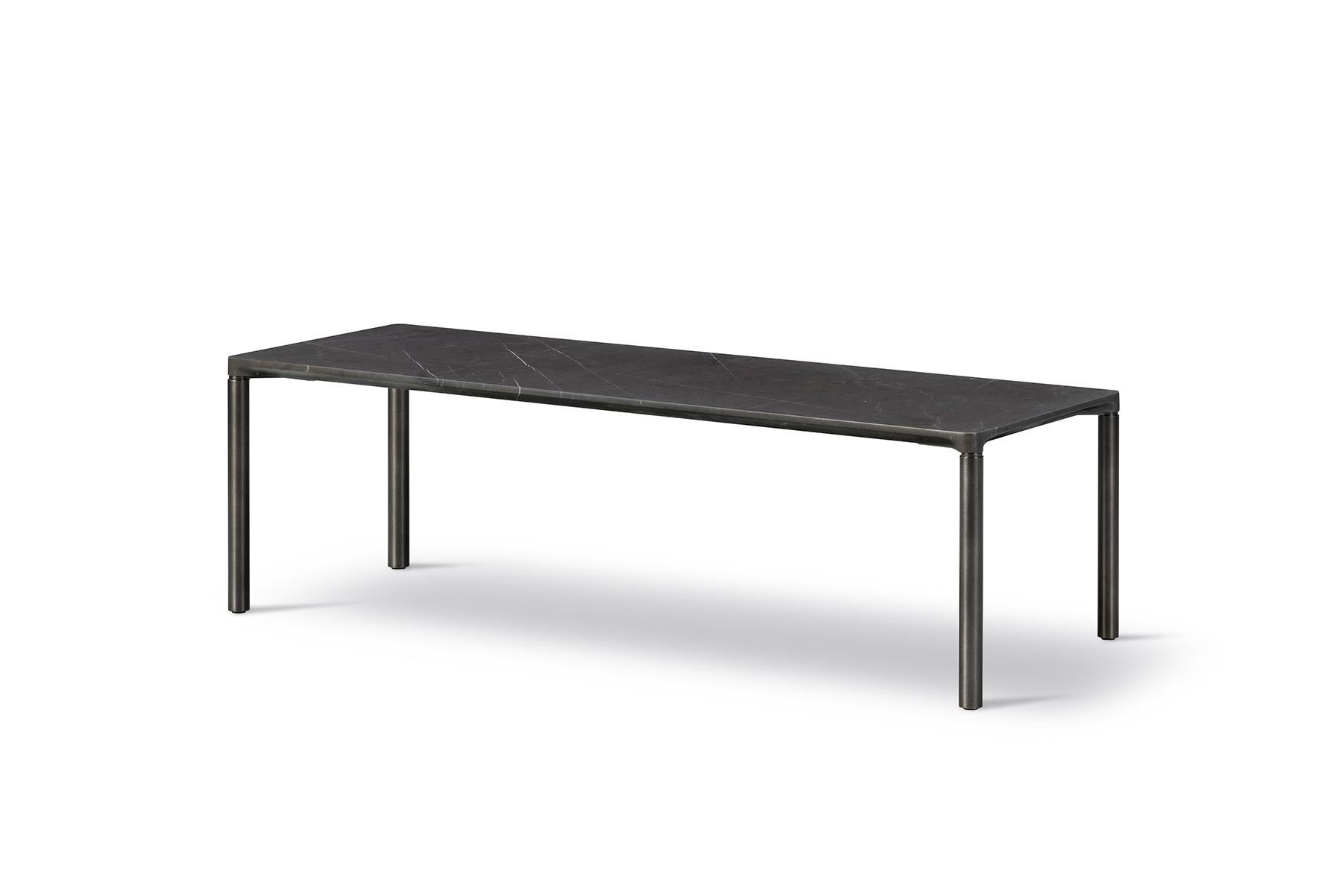 Mid-Century Modern Hugo Passos Piloti Stone Table, Extra Large '6745' For Sale