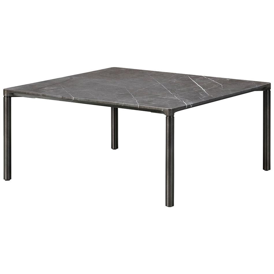 Hugo Passos Piloti Stone Table, Square '6750' For Sale