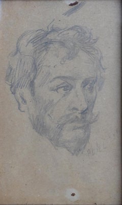 "William Merritt Chase" Portrait by Texas Artist Hugo Pohl