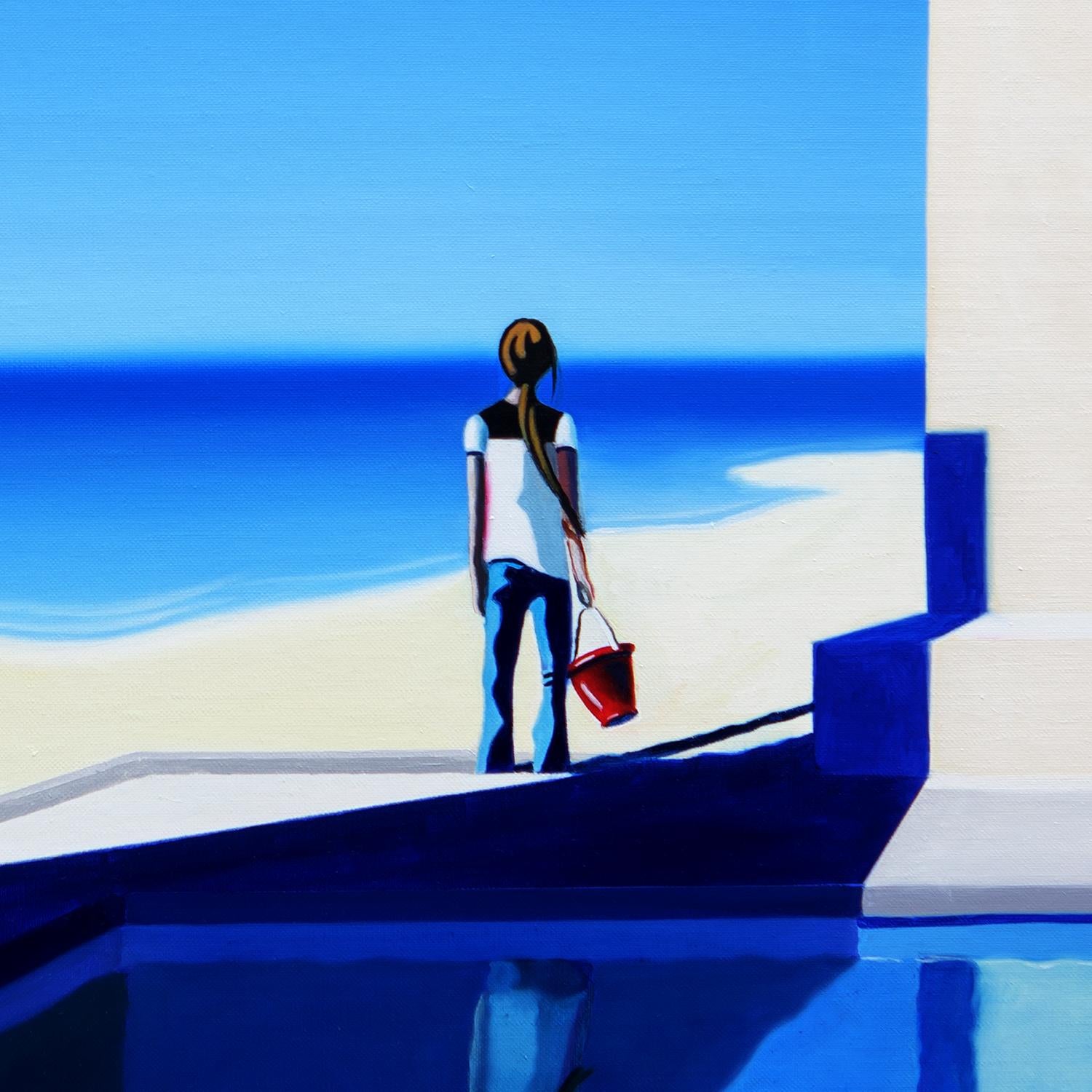 Arte contemporáneo belga de Hugo Pondz - La Cage II en venta 1