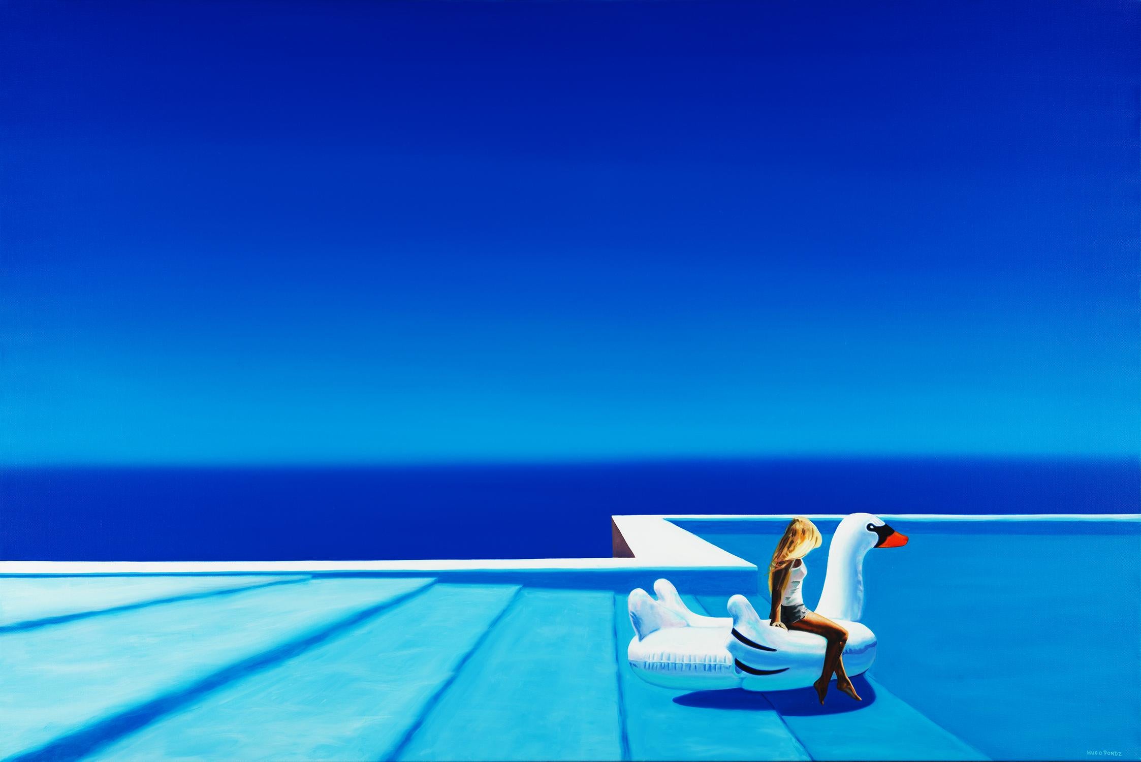 Arte Contemporáneo Belga de Hugo Pondz - Le Confident Gonflable