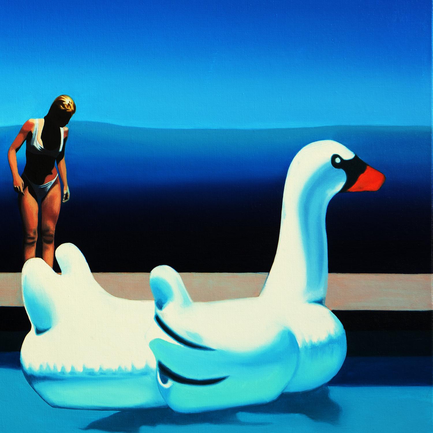 Arte Contemporáneo Belga de Hugo Pondz - Le Réconfort d'un Ami en venta 1