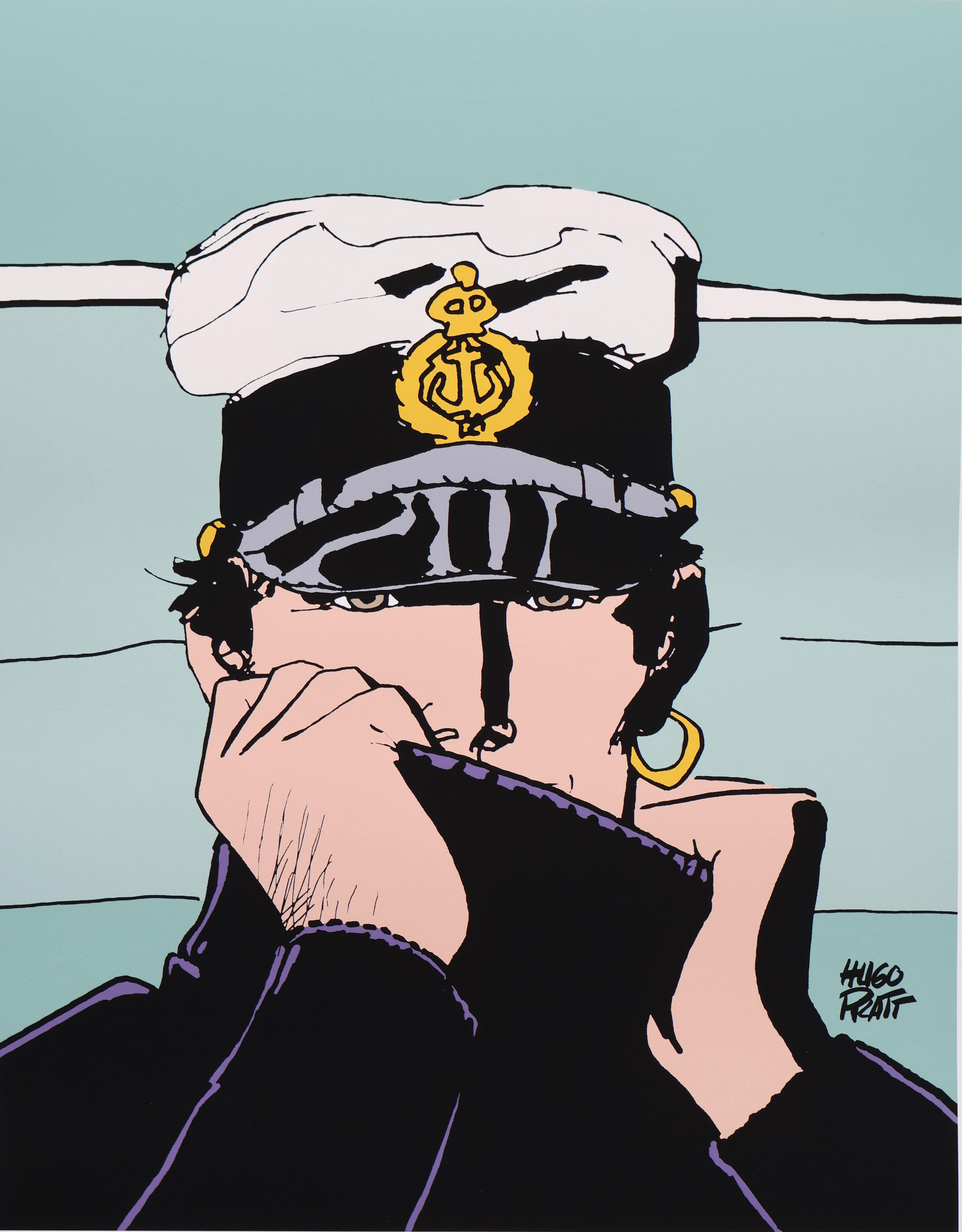 Corto Maltese : DIOR - Original Screenprint Ltd /500 - Modern Print by Hugo PRATT