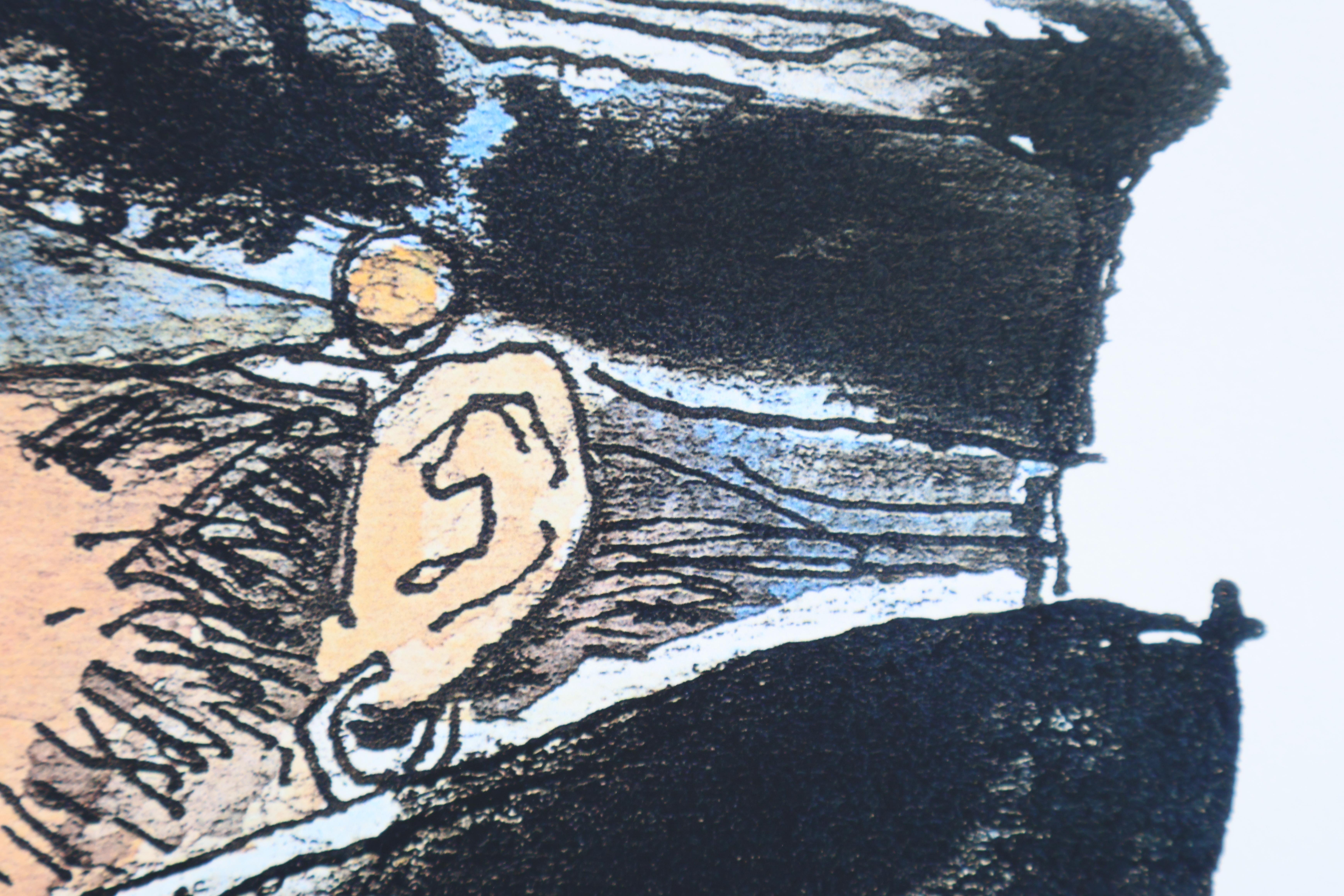 Corto Maltese : PORTRAIT - Original Screenprint Ltd /500 For Sale 5