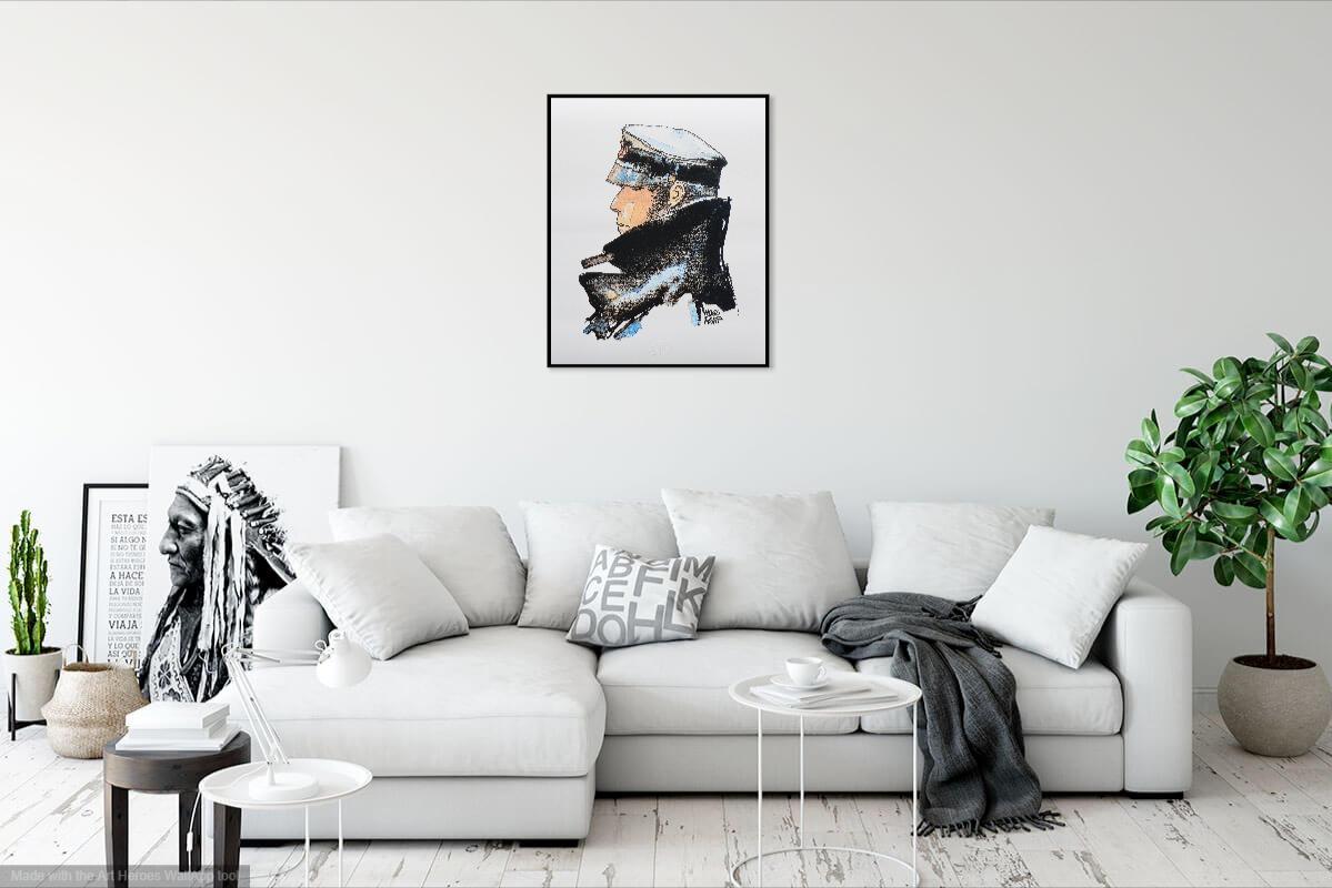 Corto Maltese : PORTRAIT - Original Screenprint Ltd /500 7