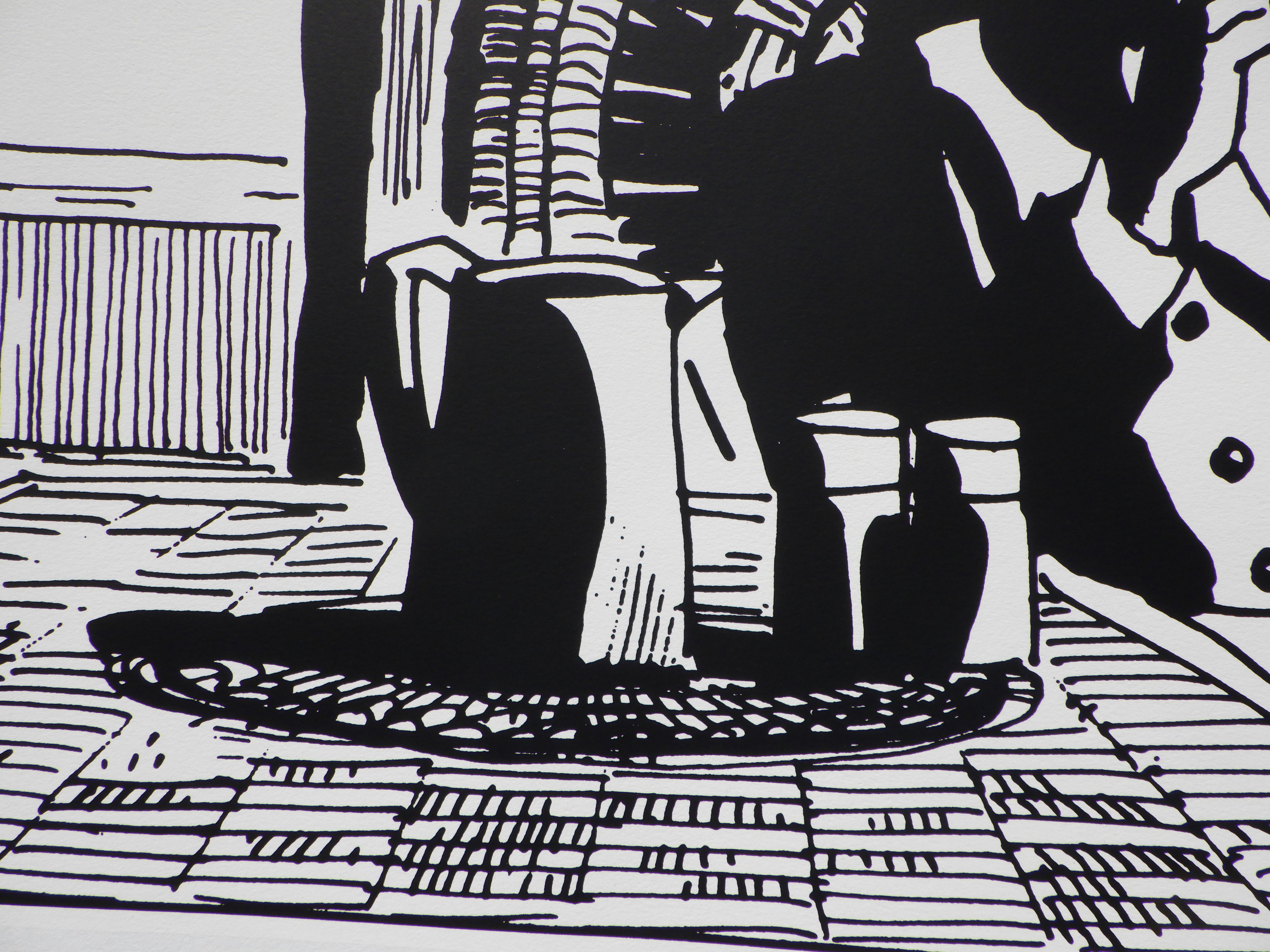 Corto Maltese : TROPICS - Large Original Screenprint Ltd /300 For Sale 1