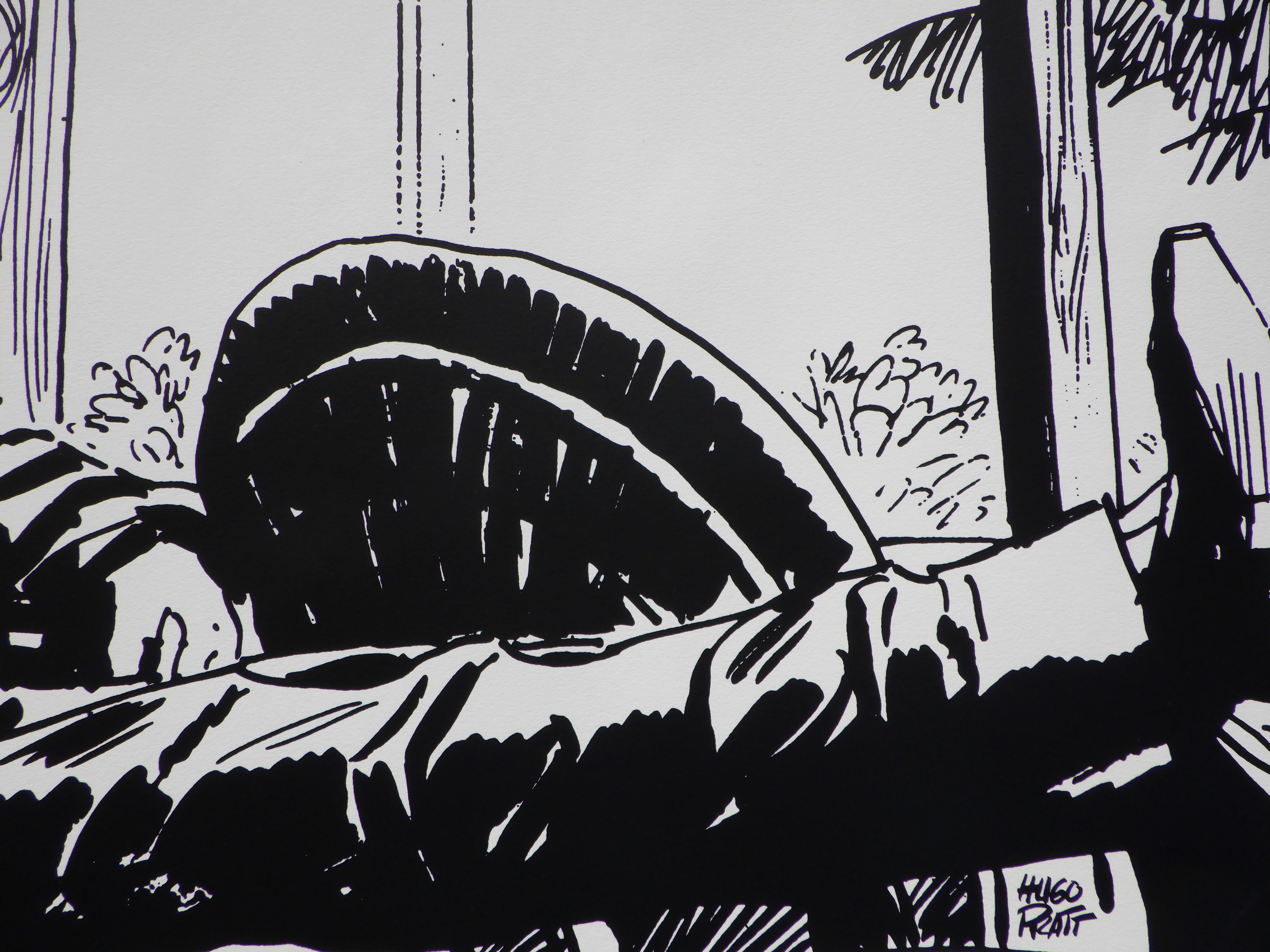 Corto Maltese : TROPICS - Large Original Screenprint Ltd /300 For Sale 2