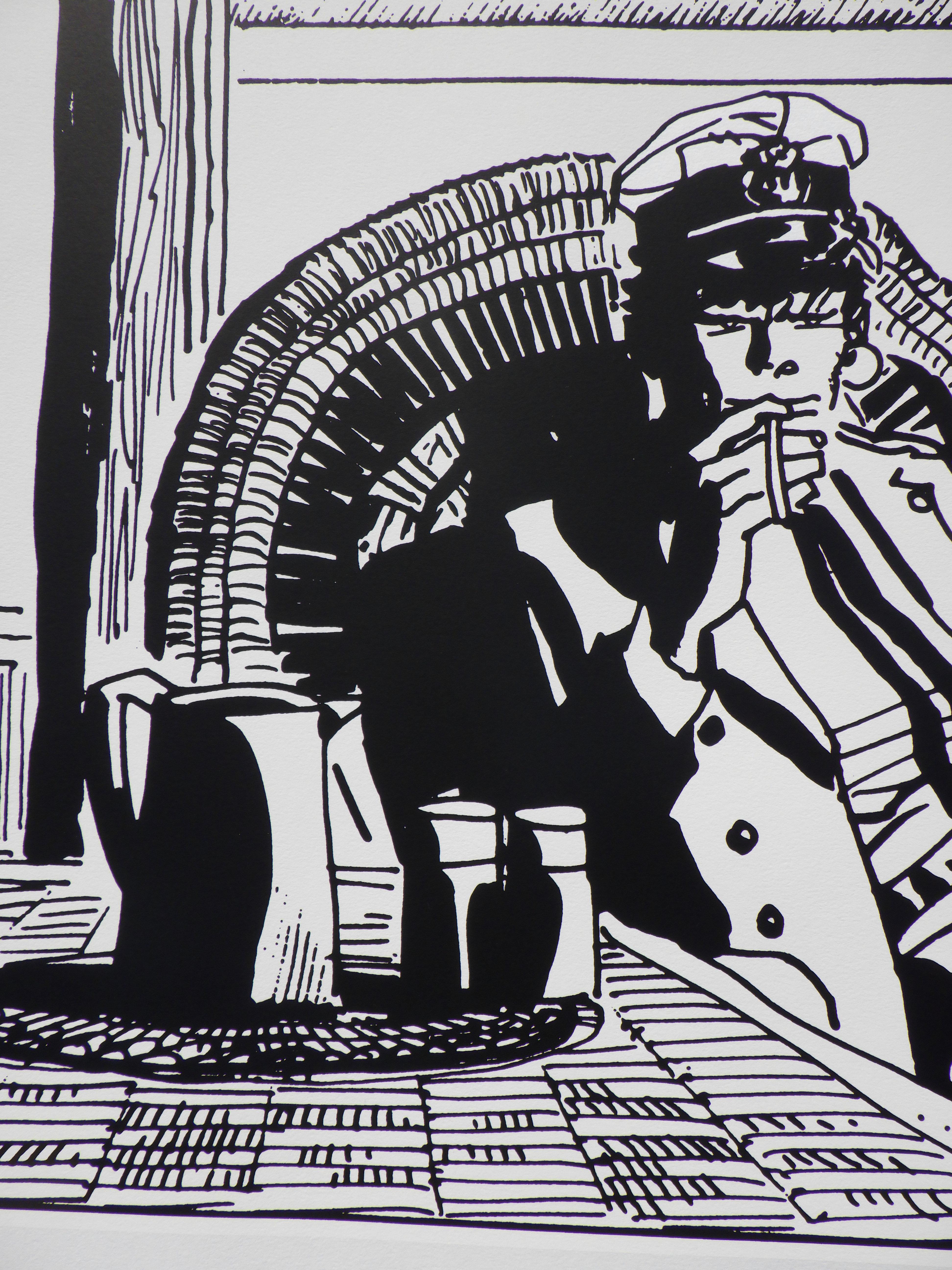 Corto Maltese : TROPICS - Large Original Screenprint Ltd /300 For Sale 3