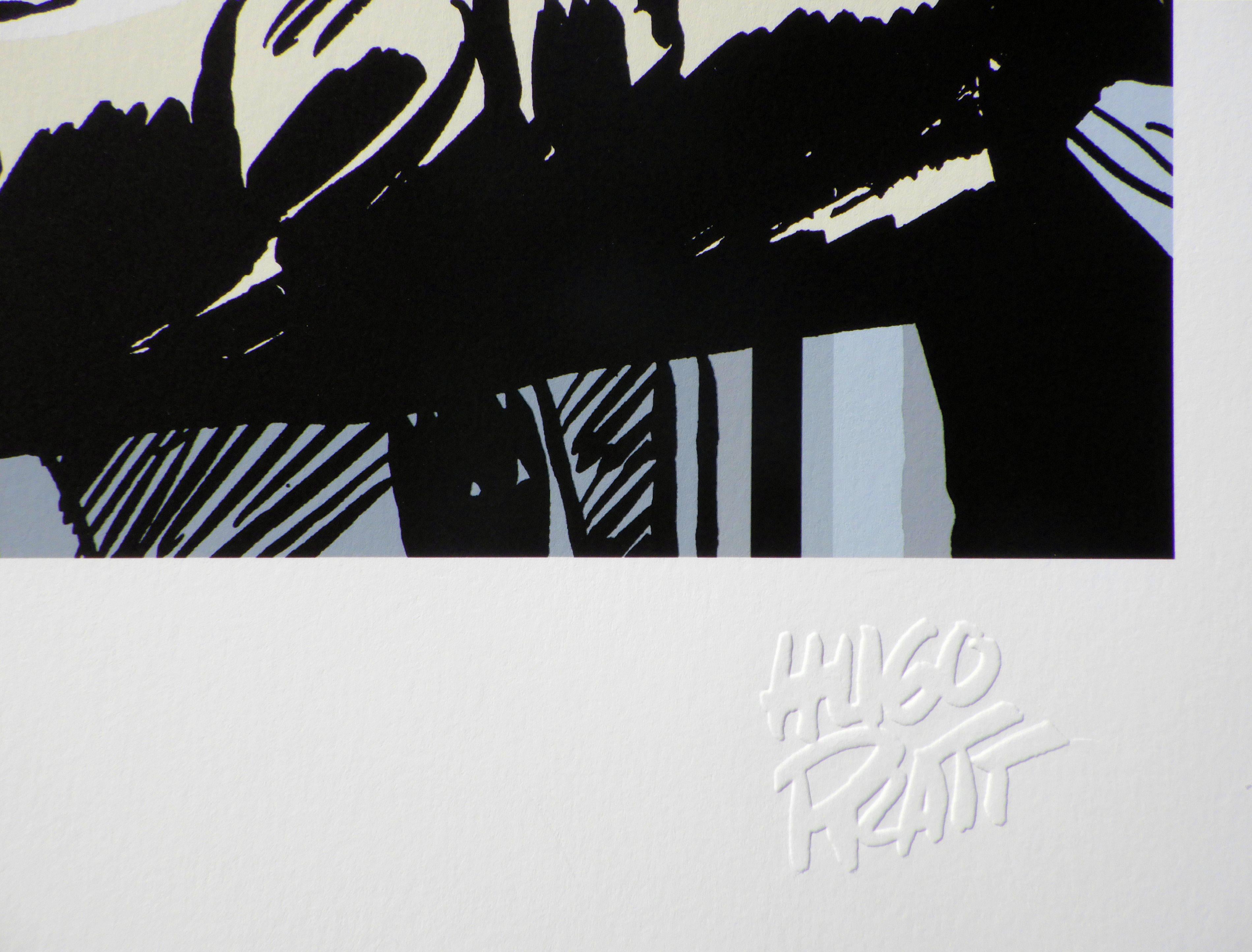 Corto Maltese : TROPICS - Original Screenprint Ltd /500 - Modern Print by Hugo PRATT