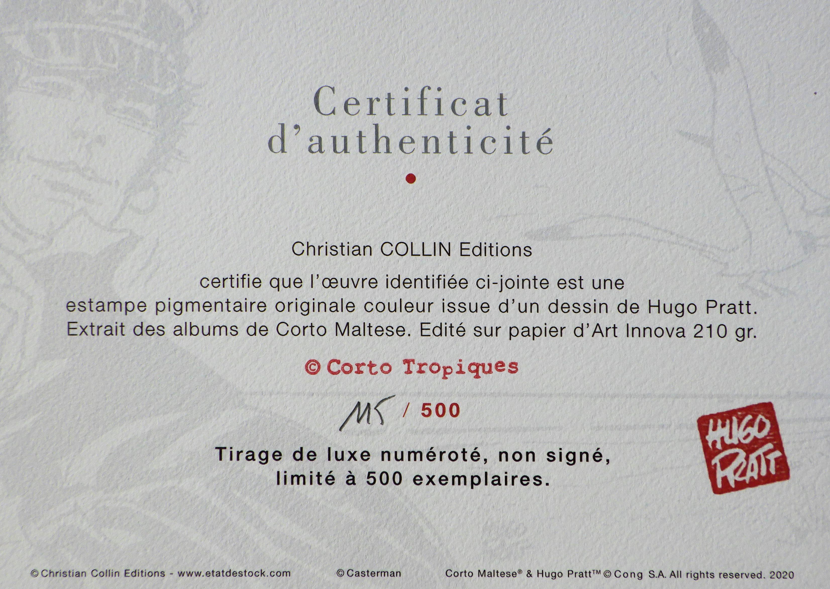 Corto Maltese : TROPICS - Original Screenprint Ltd /500 For Sale 4