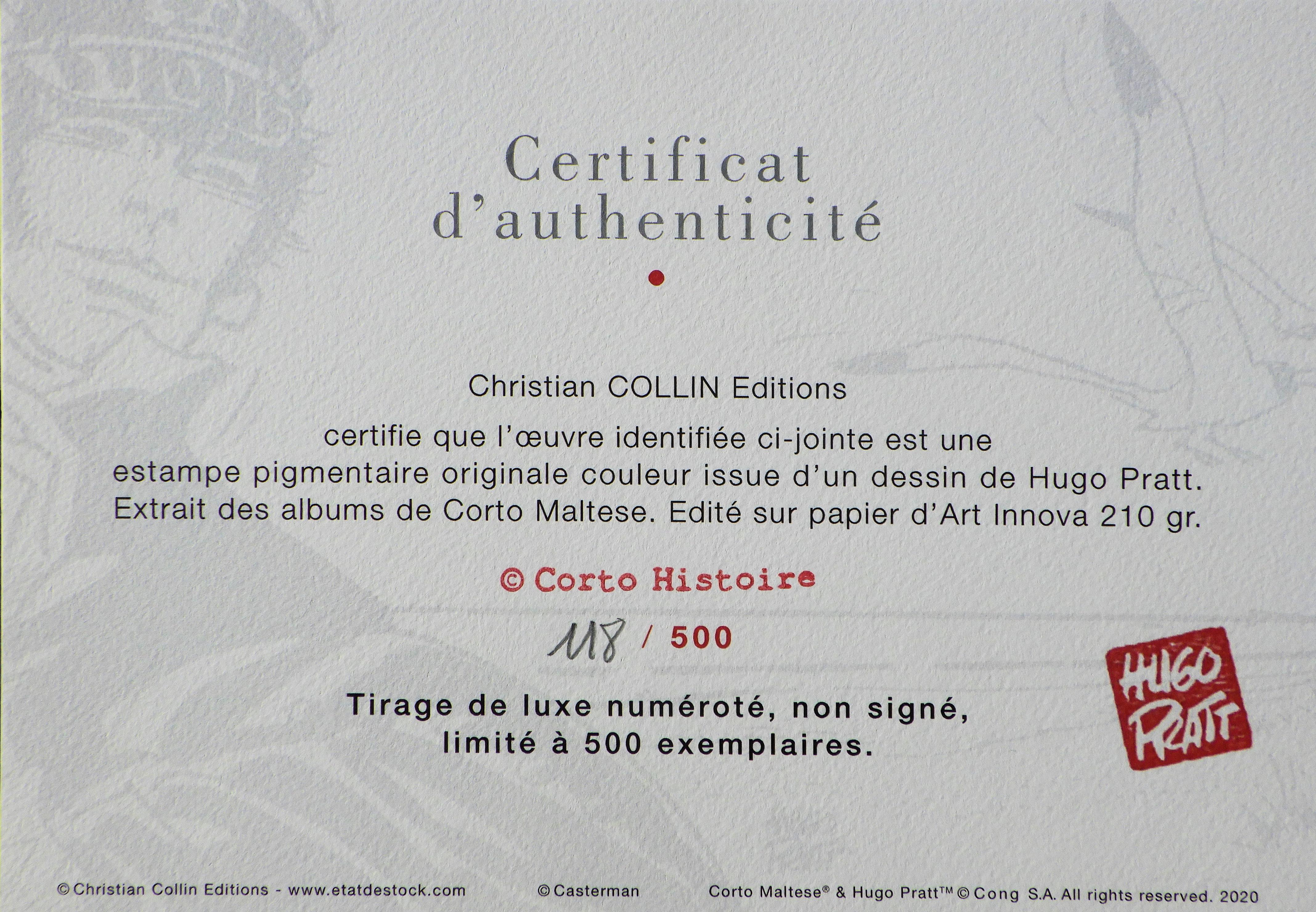 Corto Maltese :  VENICE St Marc's Square - Original Screenprint Ltd /500 im Angebot 5