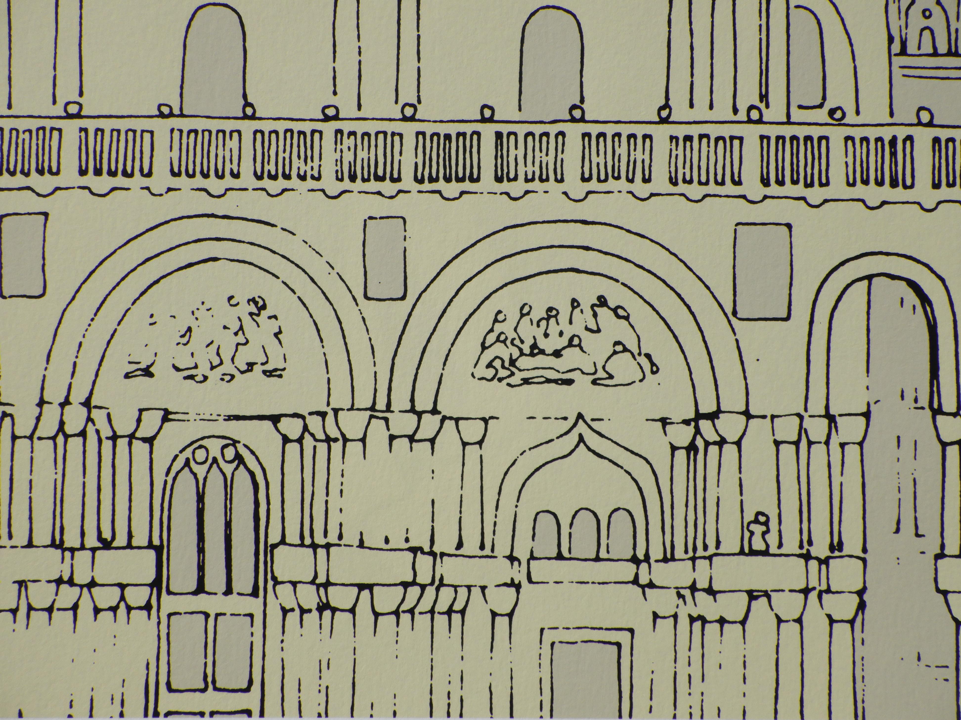 Corto Maltese :  VENICE St Marc's Square - Original Screenprint Ltd /500 im Angebot 2