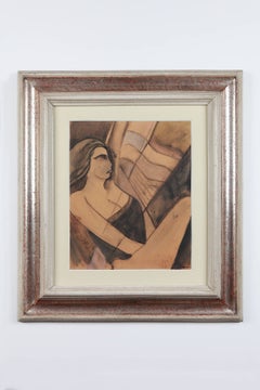 Hugó Scheiber Pastel "Sailing", about 1930