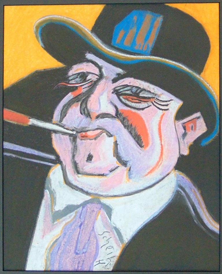 Hugó Scheiber - Self Portrait For Sale at 1stDibs