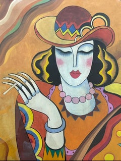 « Femme avec une cigarette », Hugo Scheiber (1873-1950)