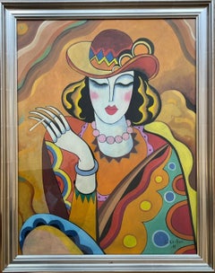 "Woman with a Cigarette", Hugo Scheiber (1873-1950)