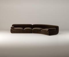 Hugo Sofa Compo 012 - Fabric Alpaca Alto col. 11 (or any fabric Cat. B)