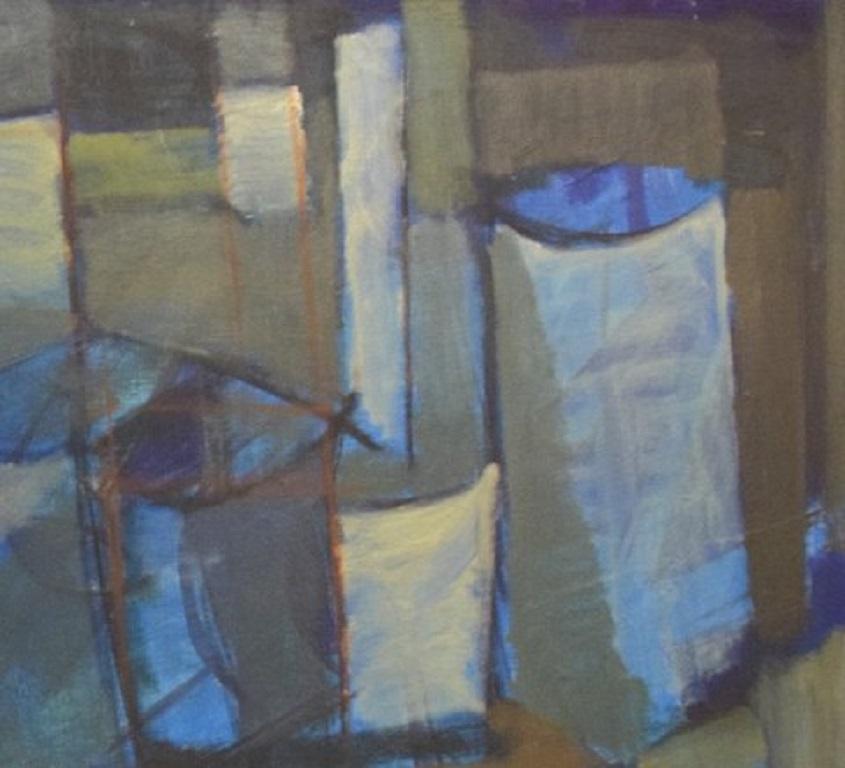 Hugo Ståhle, (1921-2015), Sweden. Oil on canvas. Large abstract composition, mid-20th century.
The canvas measures: 101 x 60 cm.
In excellent condition.
Signed.