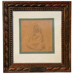 Hugo V. Pedersen (1870–1959): Pencil Drawing, India, 1890s