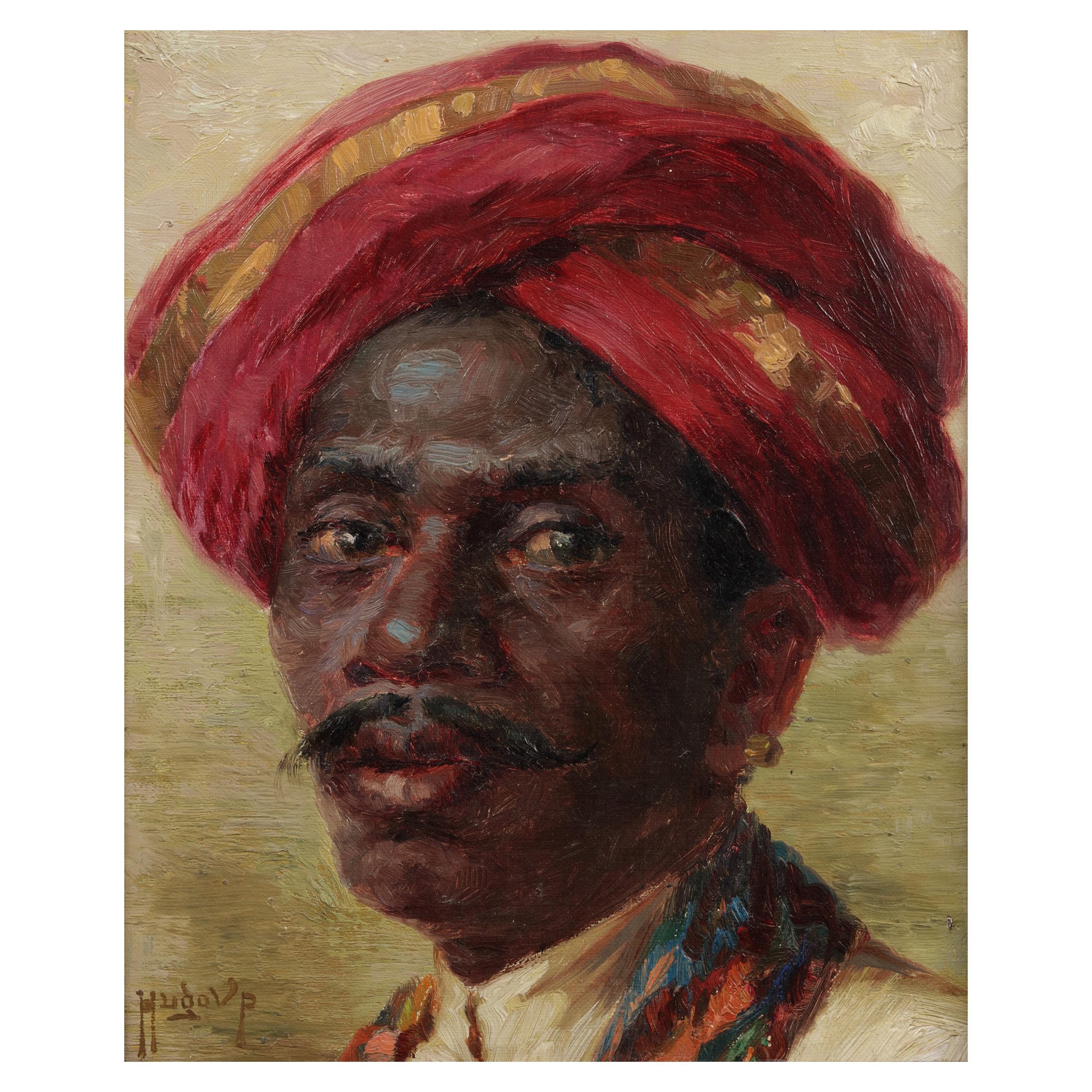 Hugo Vildred von Pedersen, Portrait of a Madras Boy