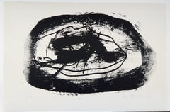 Hugo Weber Original Abstract Color Lithograph Titled “Chez Elle”, 1964