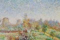 Chateau Vergeat - Paesaggio post impressionista a olio di Hugue Claude Pissarro