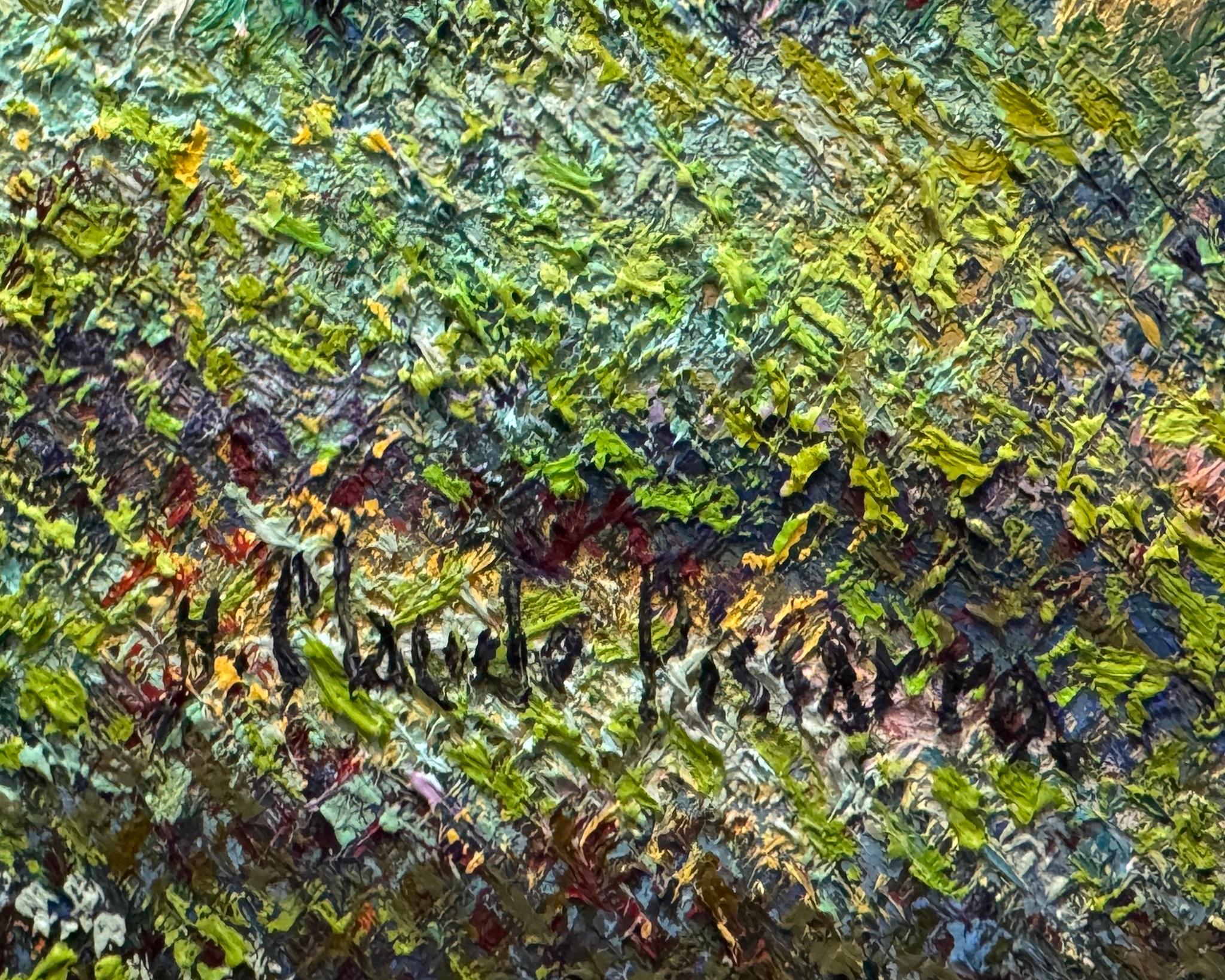 Le chemin de la Faverie (Zeitgenössisch), Painting, von Hugues Claude Pissarro