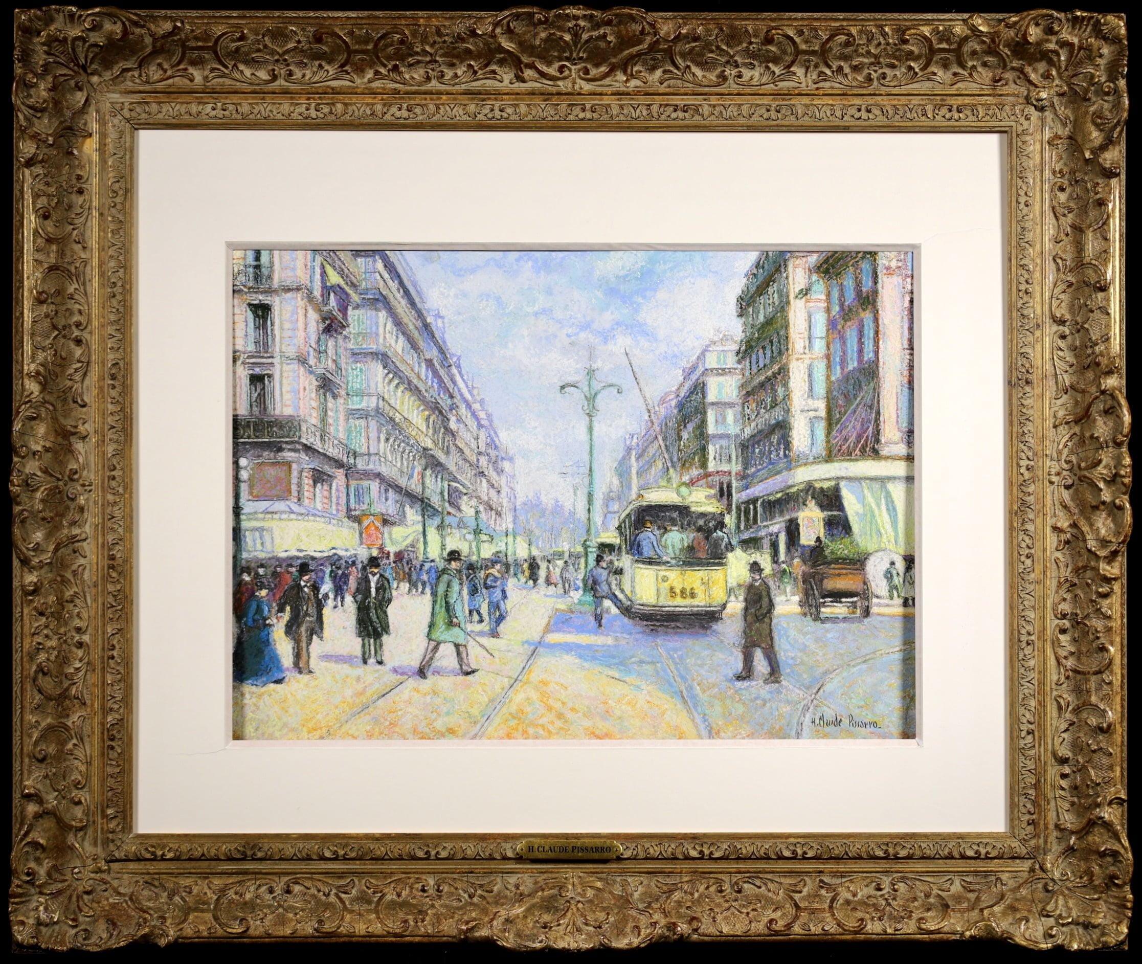 Marsella - Pastel de paisaje postimpresionista de Hugues Claude Pissarro