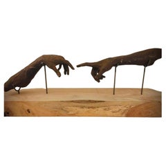 Hugues Scheid 'French', Bronze Hands, Ancora Imparo