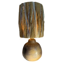 Huguette BESSONE Französische Keramik-Tischlampe