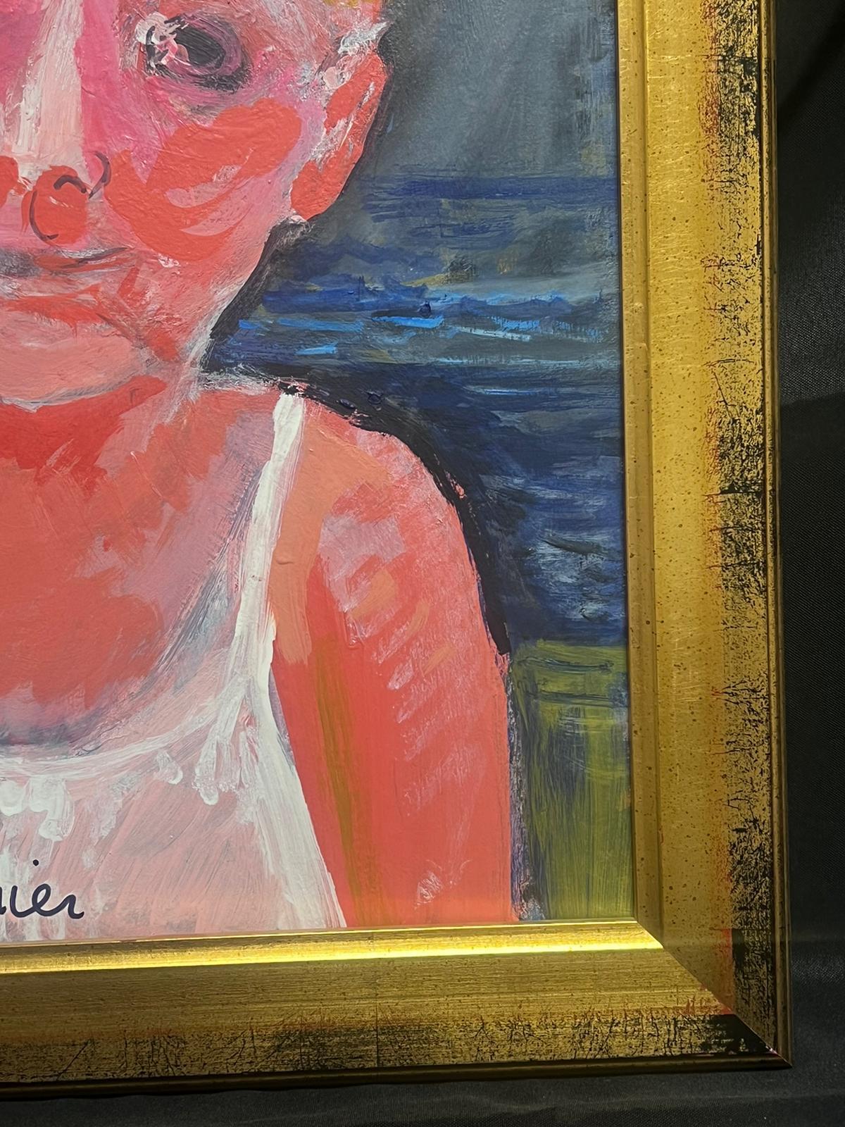 Huguette Ginet-Lasnier (française 1927-2020)
peinture à l'huile sur panneau, signée, encadrée
daté de 2007
encadré : 22 x 19 pouces
tableau : 18 x 15 pouces.
Toutes les peintures de cet artiste que nous avons en vente proviennent de la succession de