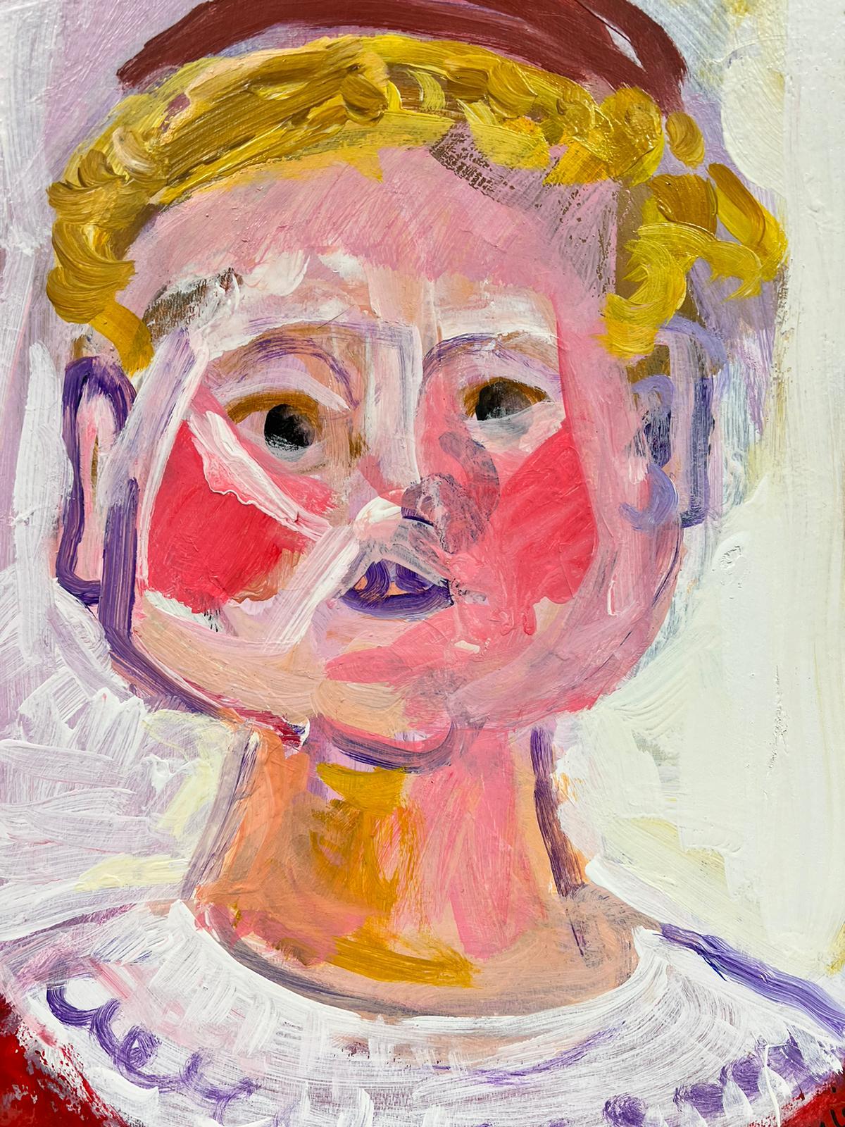 Artista/Escuela: Huguette Ginet-Lasnier (francesa 1927-2020), firmado en la parte inferior delantera e inscrito en el verso

Ginet-Lasnier, esposa del pintor Jean Lasnier, nació en la región francesa del Sena Marítimo y estudió en la Escuela de