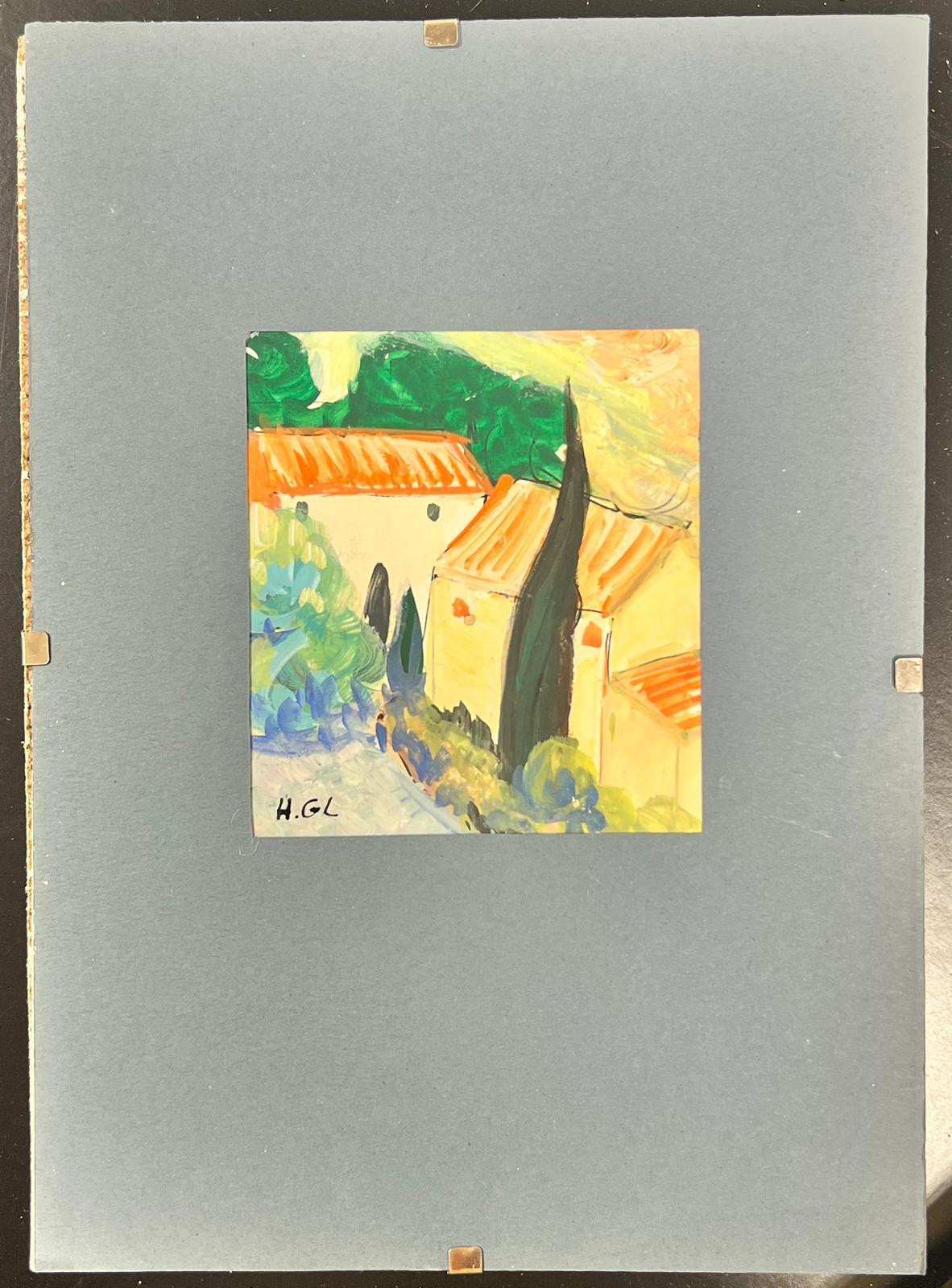 Provence
Huguette Ginet-Lasnier (French 1927-2020)
signed
watercolor painting on paper, mounted on card
framed: 7 x 5.5 inches
canvas: 5 x 5 inches.
All the paintings we have for sale by this artist have come from the artists estate in France.
The