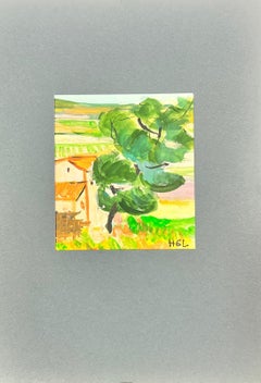 Provence Landscape Original French Modernist Painting