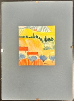 Summer in Provence Signed French Modernist Painting