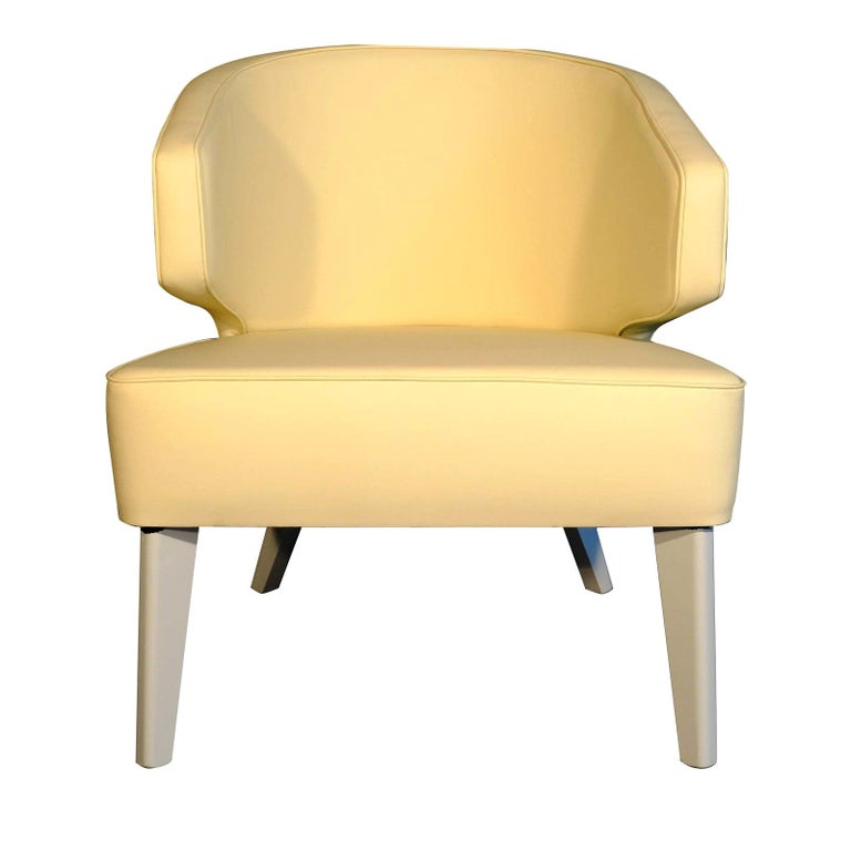 Hugy Yellow Armchair For Sale at 1stDibs
