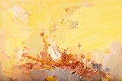 Hui Sheng Óleo Original Abstracto Sobre Lienzo "Imaginación"
