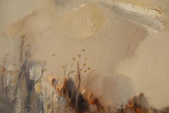 Hui Sheng Impressionistisches Original-Ölgemälde „Outside I“, Hui Sheng