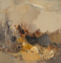 Hui Sheng Pintura al óleo original impresionista "Exterior I"
