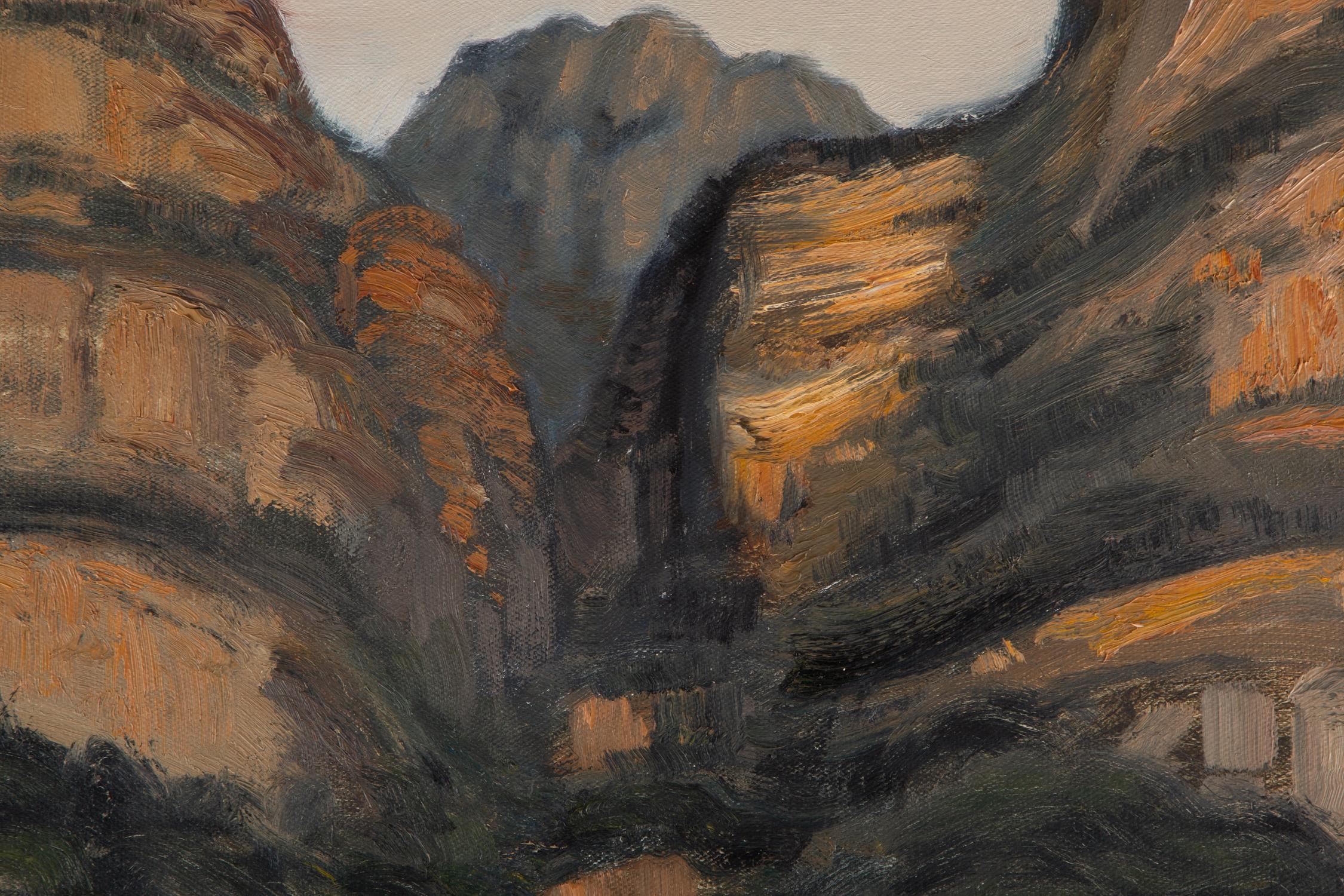 Hui Sheng Pintura al óleo original impresionista 