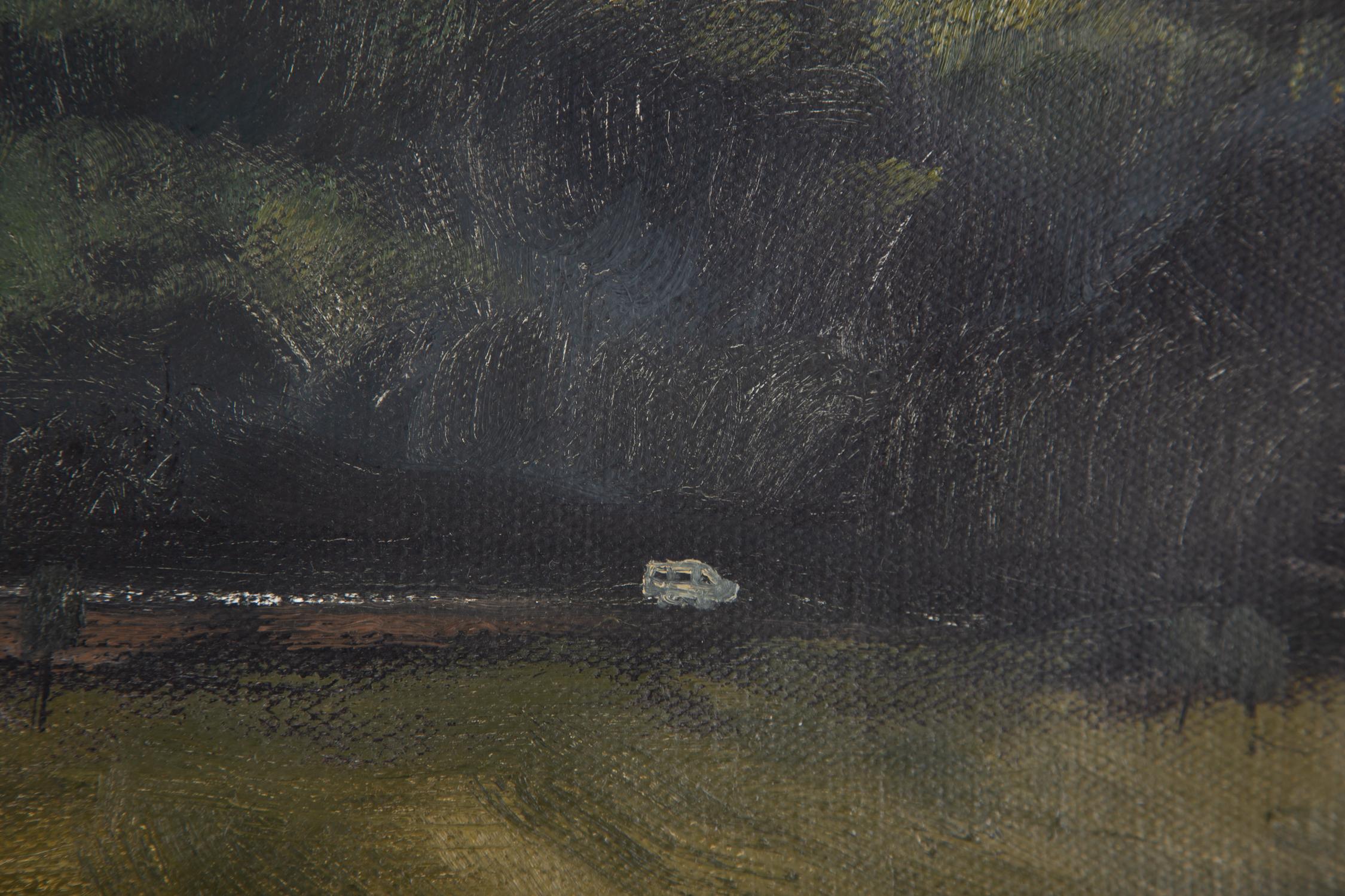 Hui Sheng Pintura al óleo original impresionista 