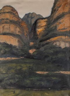 Hui Sheng Impressionist Original Oil Painting "Scenery 9"