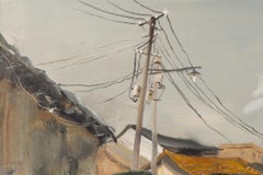 Hui Sheng Paisaje Original Óleo Sobre Lienzo "Paisaje Campestre"