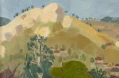 Hui Sheng Paesaggio Olio Originale Su Tela "Città natale in Primavera"