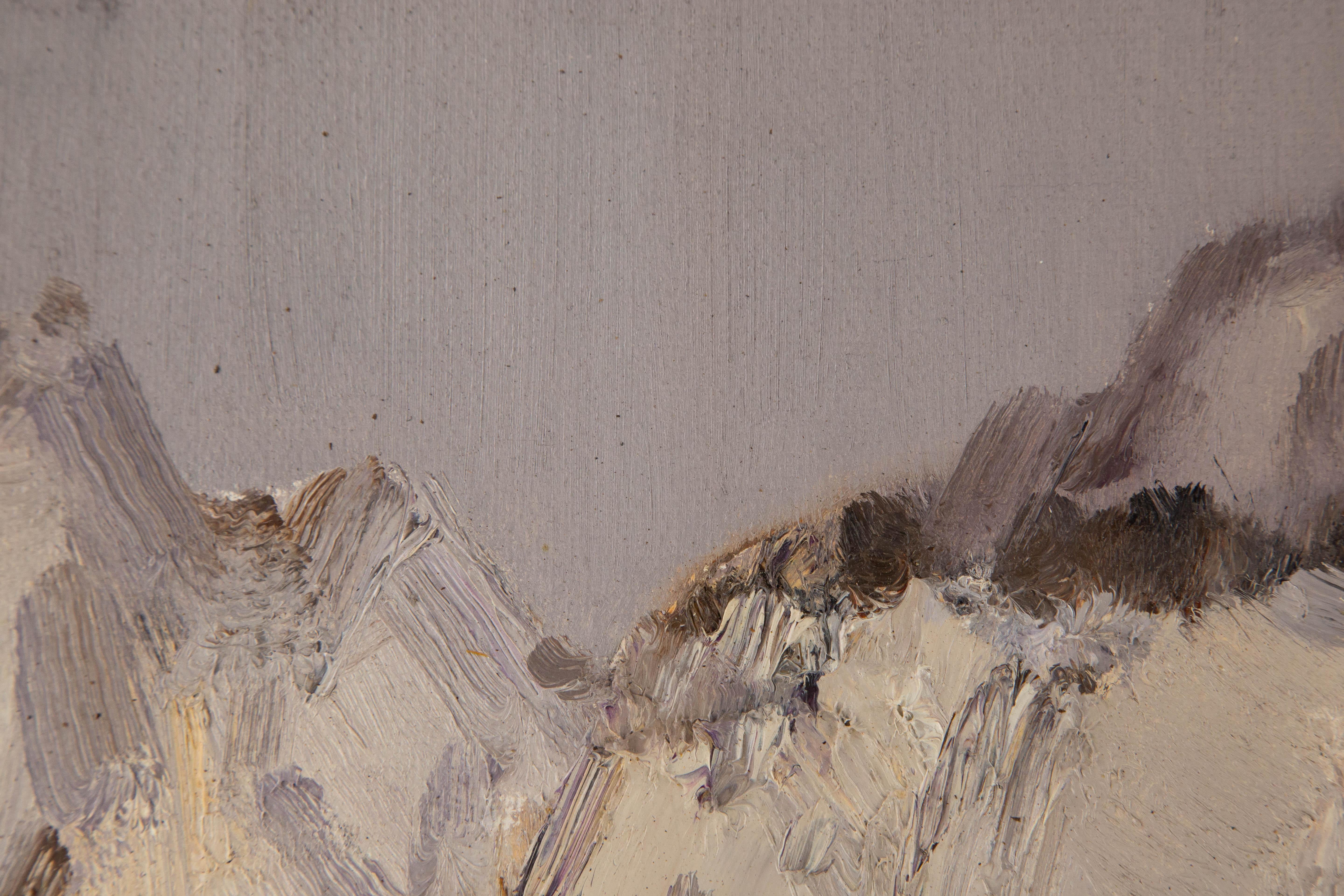 Hui Sheng Landscape Original Oil On Canvas 